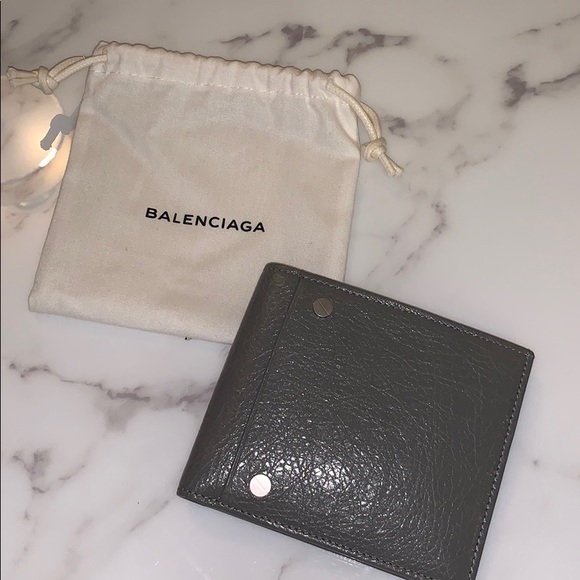 Balenciaga Other - NEW Balenciaga Leather Arena Square Wallet